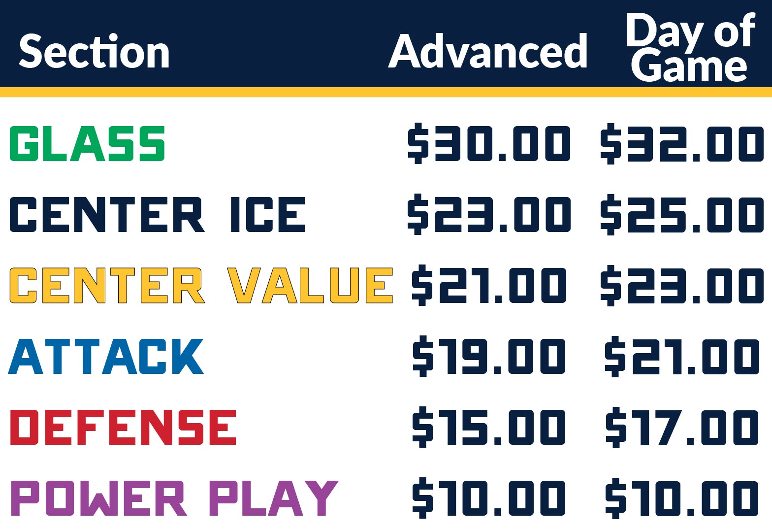 Seating Chart Springfield Thunderbirds