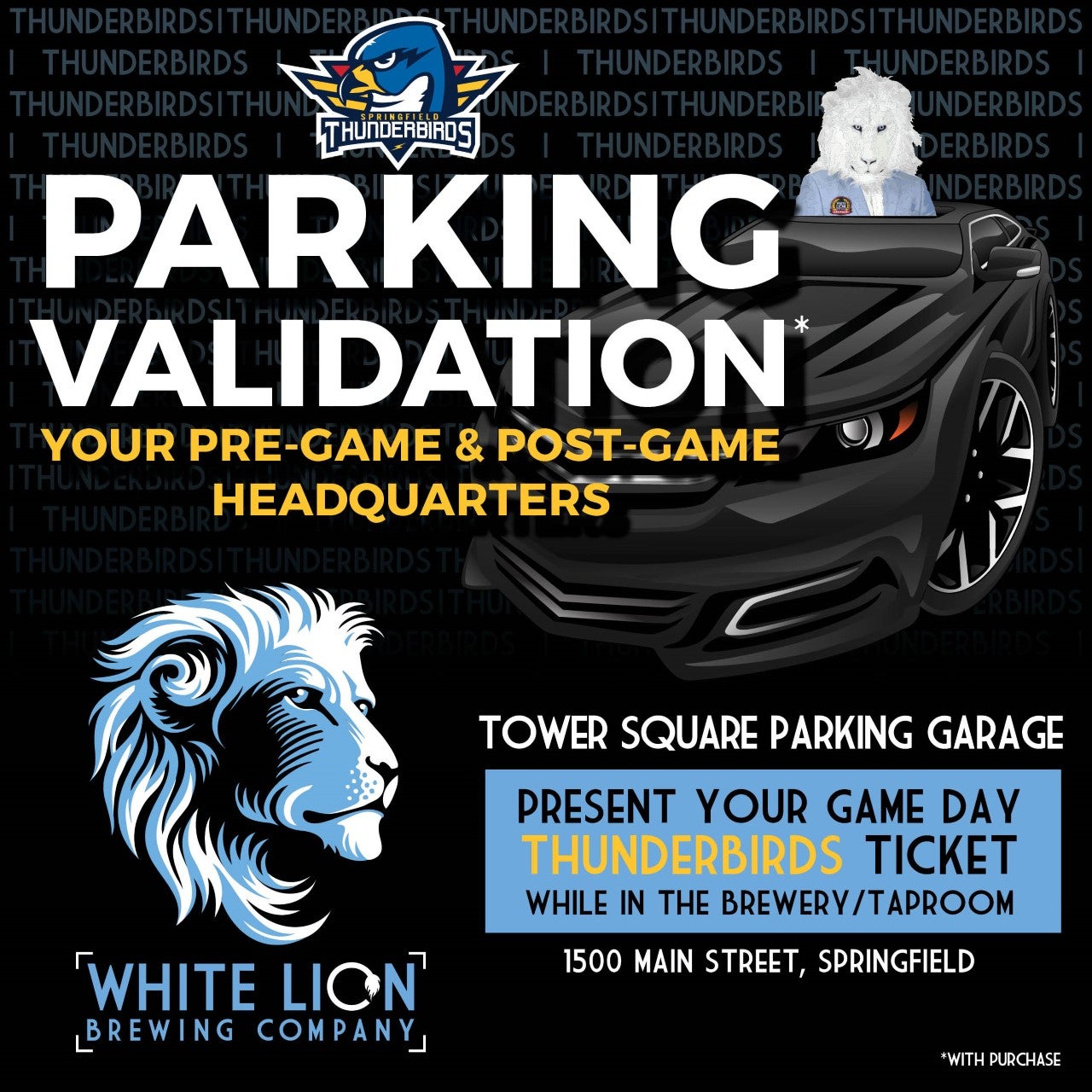 AHL's Springfield Thunderbirds and White Lion Brewing Unveil
