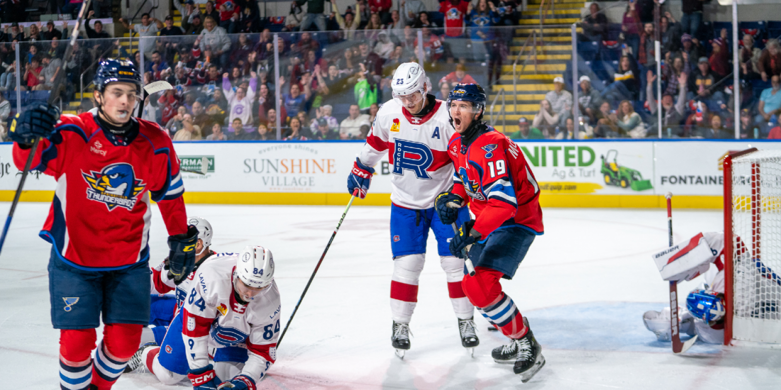 Springfield Thunderbirds Dvorsky, McGing & Zherenko Star in Opening…